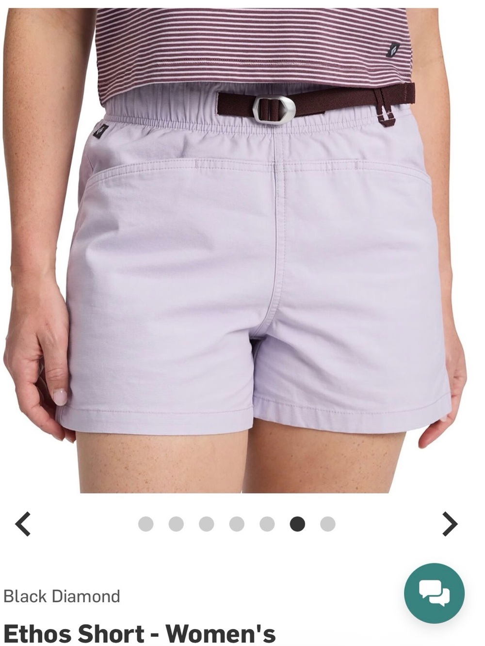 Black Diamond Women's Lavender Active Shorts